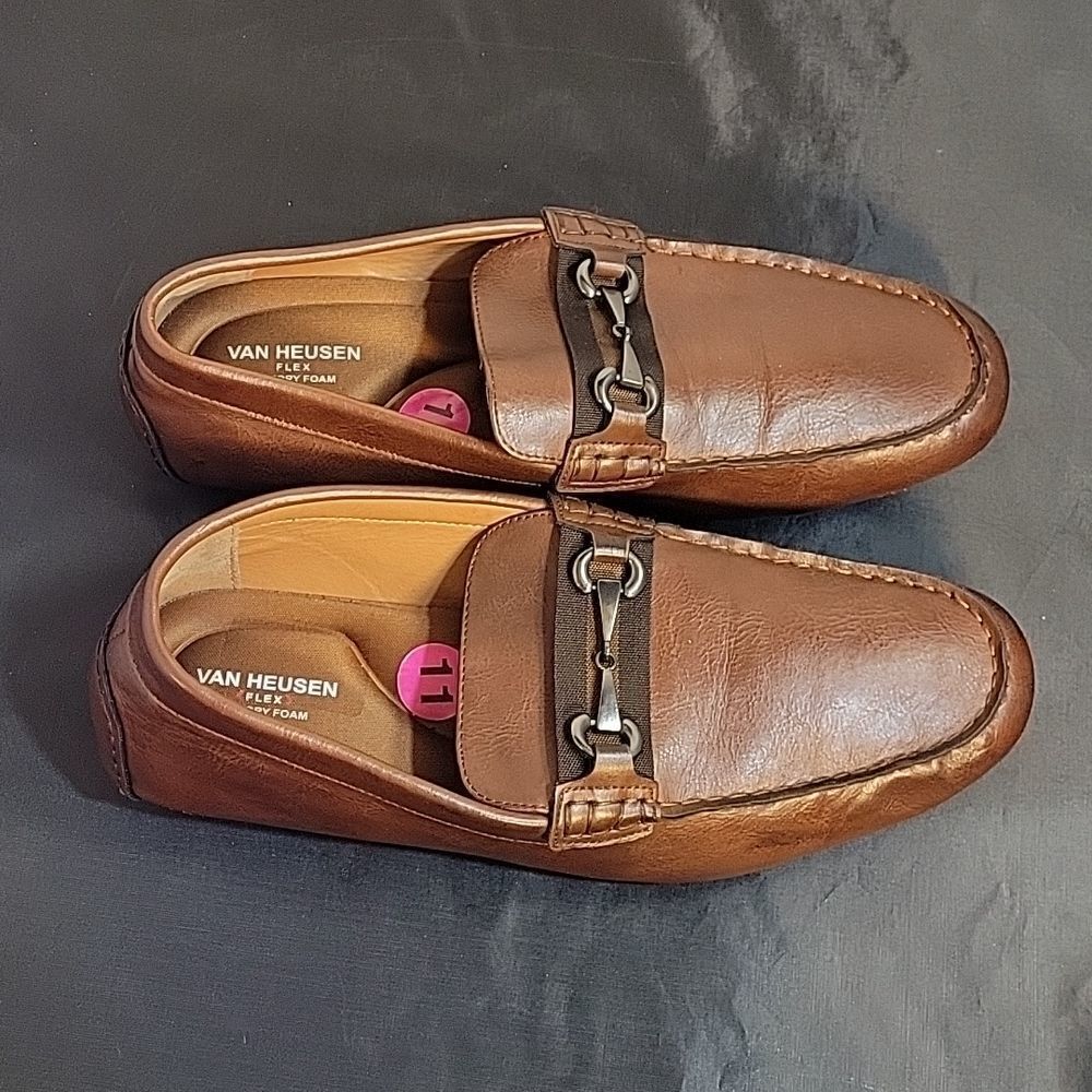 Van Heusen Rurus Flex Memory Foam Slip-On Leather… - image 5